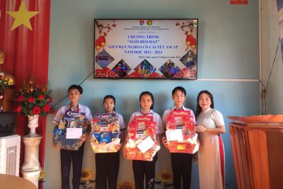 CHƯƠNG TRÌNH “NUÔI HEO ĐẤT” GIÚP BẠN NGHÈO CÓ CÁI TẾT ẤM ÁP (NĂM HỌC 2023 – 2024)