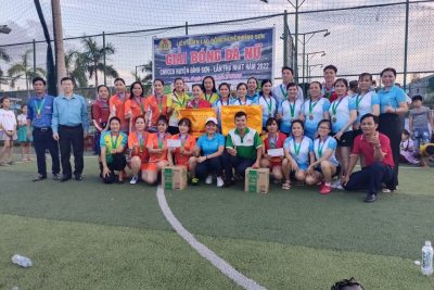 GIẢI BÓNG ĐÁ NỮ CNVCLĐ HUYỆN BÌNH SƠN-LẦN THỨ NHẤT (Năm 2022)